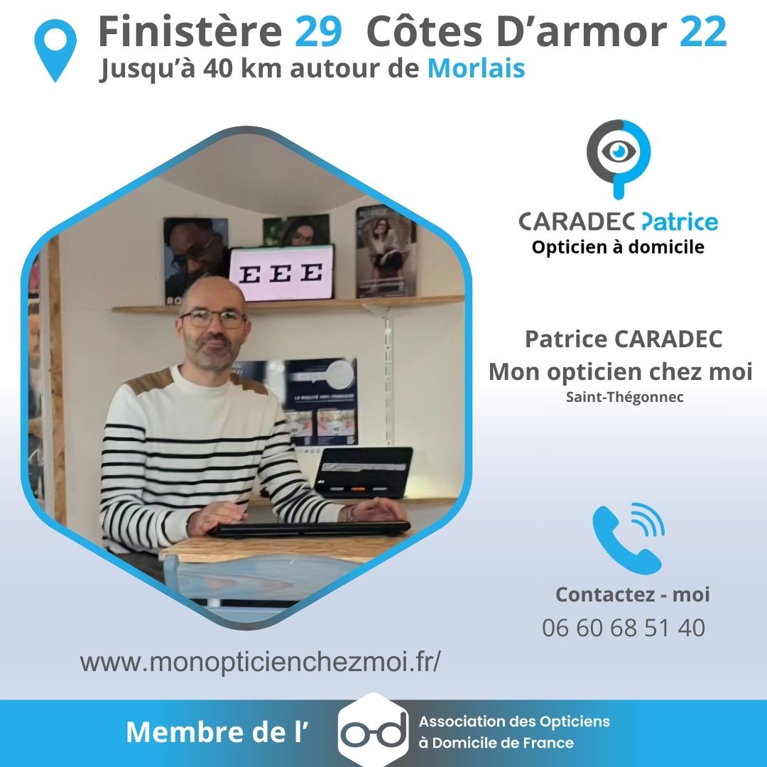Patrice Caradec, opticien itinérant en Bretagne